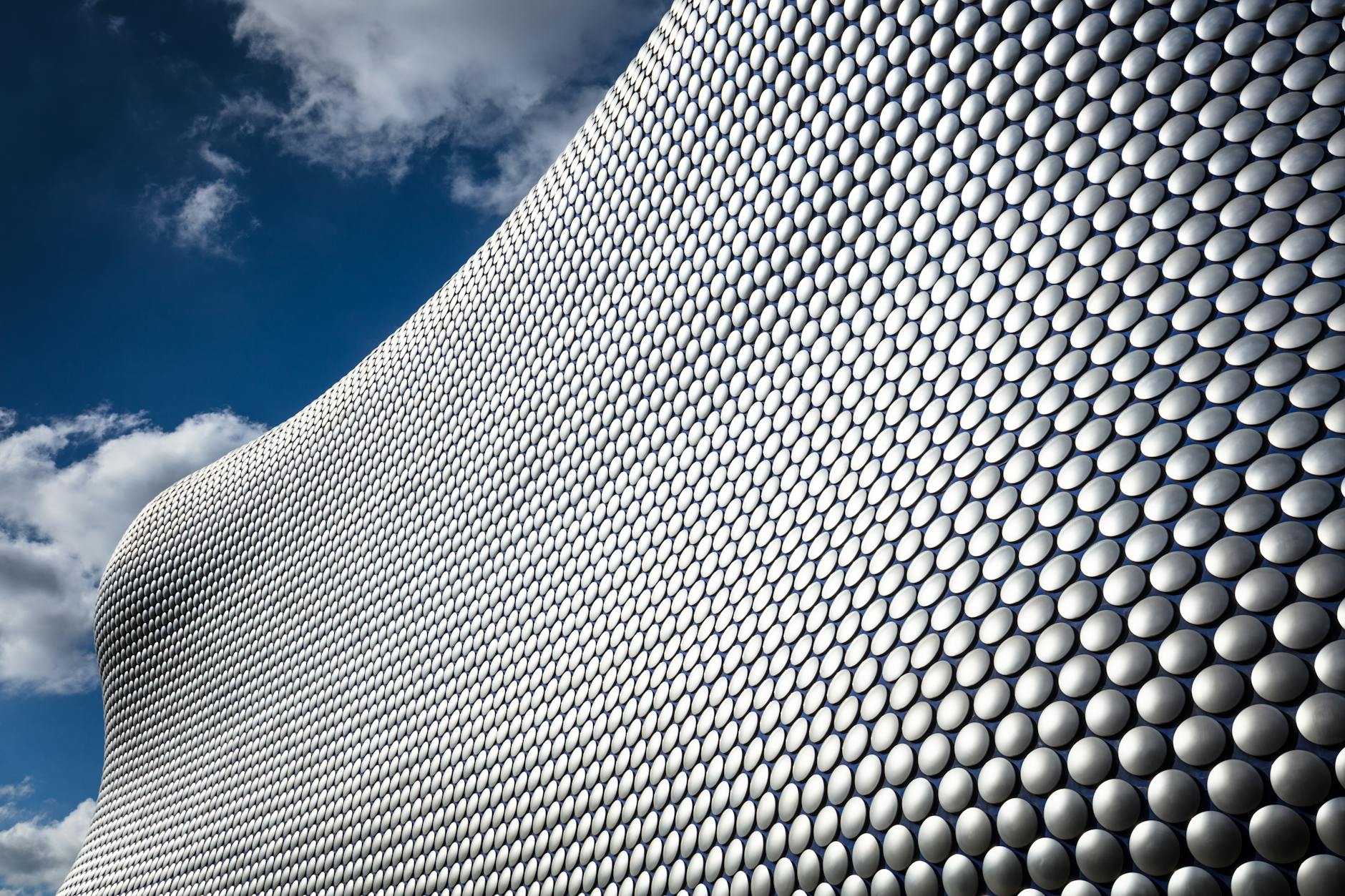 Distinctive modern architecture of a landmark building